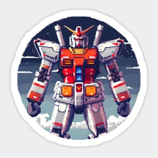 Winged Warriors: Gundam Wing, Mecha Epic, and Anime-Manga Legacy Unleashed Sticker